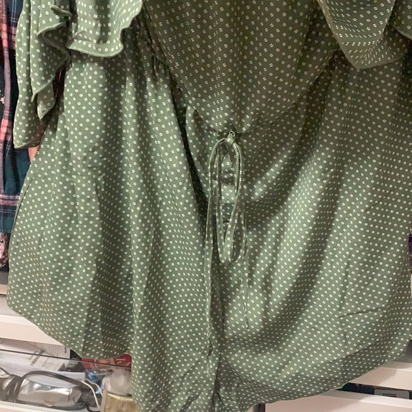 Plus Polka Dot Bardot Romper - Picture 6 of 9